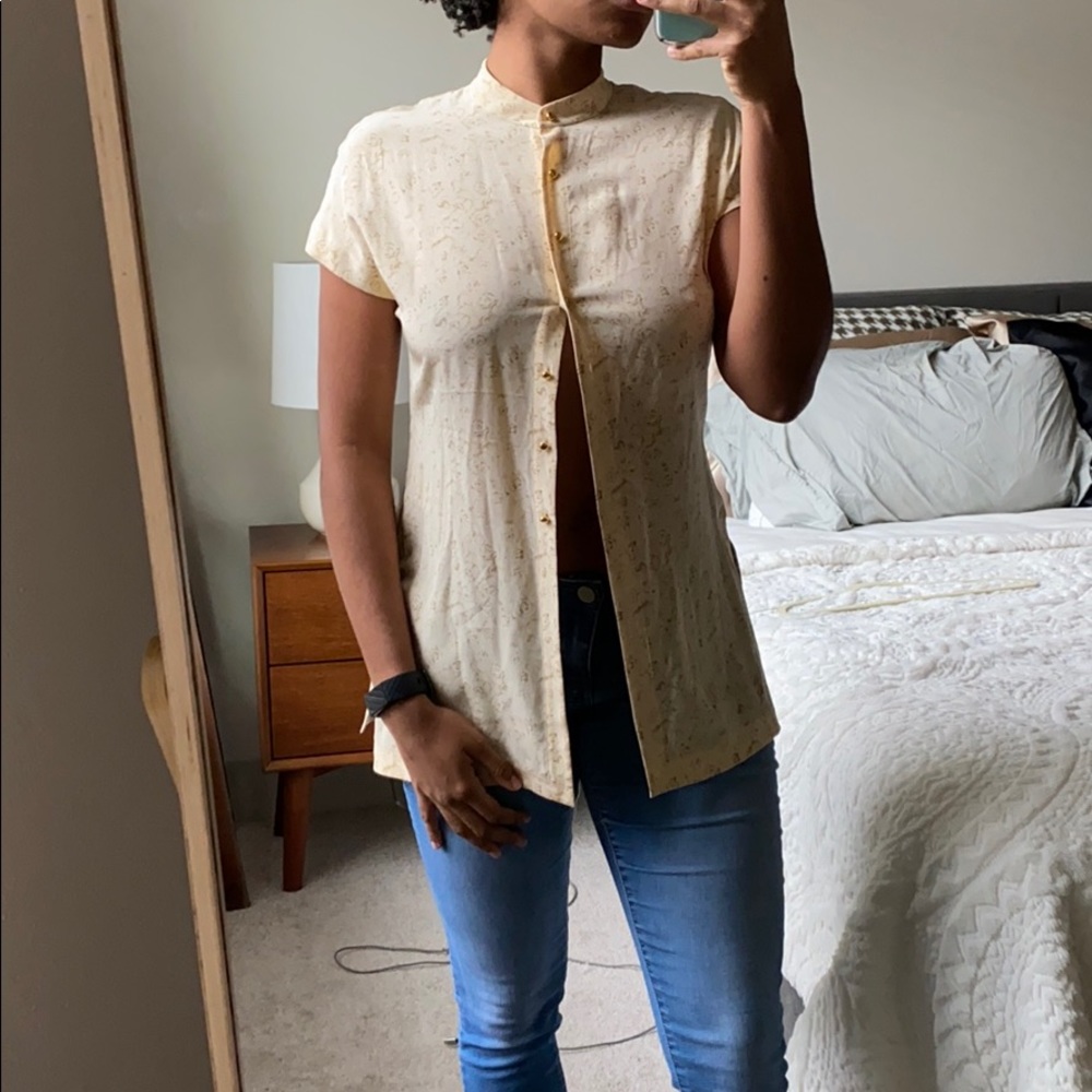 Gorgeous 100% Silk Linda Allard & Ellen Tracy Top